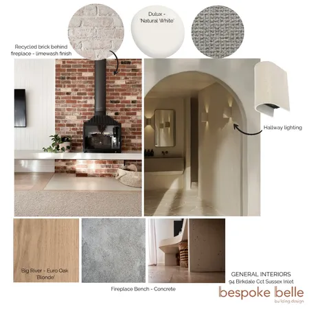 Sussex Inlet - General Interior Design Mood Board by bespokebelle.admin