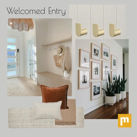 Welcomed Entry Interior Design Mood Board by Morrissey Blinds & Interiors - Home Styling