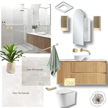 Courtney Ensuite Bathroom Interior Design Mood Board by Michelle Canny Interiors on Style Sourcebook
