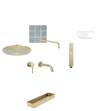 Bathroom Interior Design Mood Board by Studio Brennan