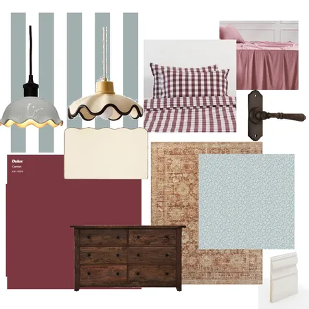Malia's bedroom Interior Design Mood Board by chantellestewart87