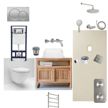 Ensuite Interior Design Mood Board by Arcus Building Co.