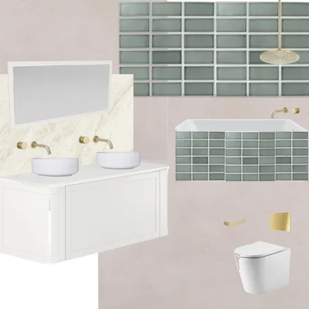 Bathroom Interior Design Mood Board by Georgiaroselee97