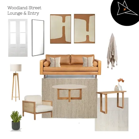 Woodland Lounge / Entry V2 Interior Design Mood Board by Fox + Ko