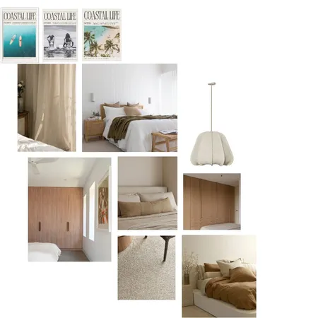 Barkly St Bedroom Mood board Interior Design Mood Board by Ashleigh Charlotte