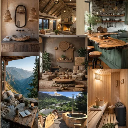 airbnb Interior Design Mood Board by nefelhxnt