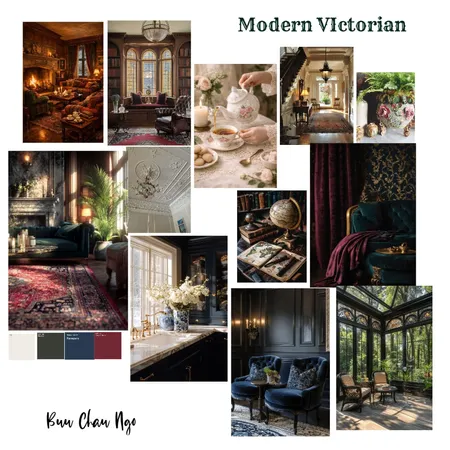 Modern Victoria Interior Design Mood Board by Ngo