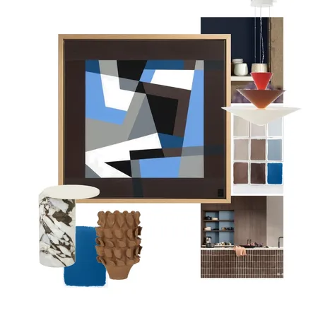 Lucy Moloney Studio - Mid Century Eclectic Interior Design Mood Board by Lucy Moloney Studio