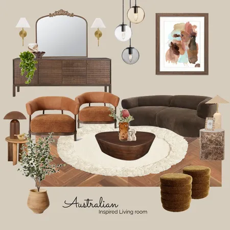 Australian inspired Living room Interior Design Mood Board by martina.interior.designer on Style Sourcebook