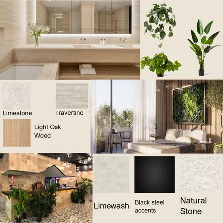 MOODBOARD ΞΕΝΟΧΟΔΕΙΟ Interior Design Mood Board by SIFEN