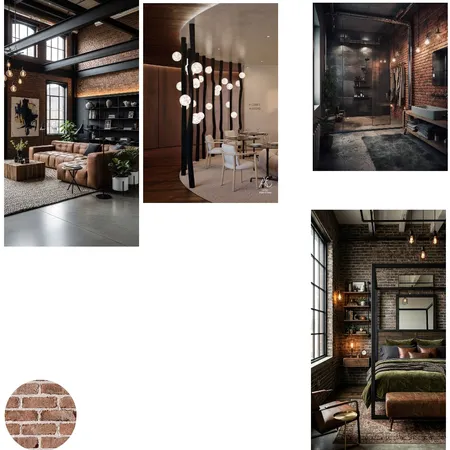 Urban chic Interior Design Mood Board by Chiiey