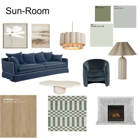 colours within a home sunroom Interior Design Mood Board by jenniferD