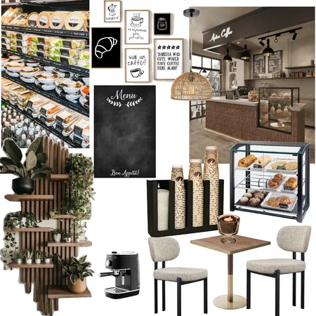 Brent Maraj Cafe Interior Design Mood Board by jdarinteriors