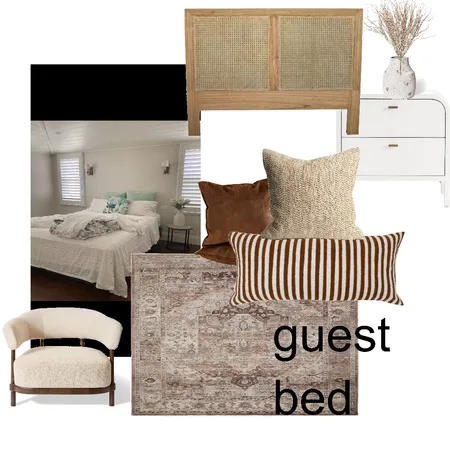 Guest bed Interior Design Mood Board by Emma McEncroe