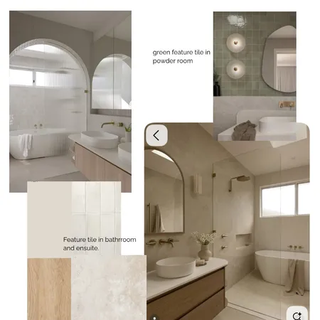 Bathroom North St Interior Design Mood Board by Myli