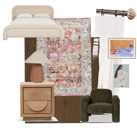 Bedroom Interior Design Mood Board by Caitlinskep
