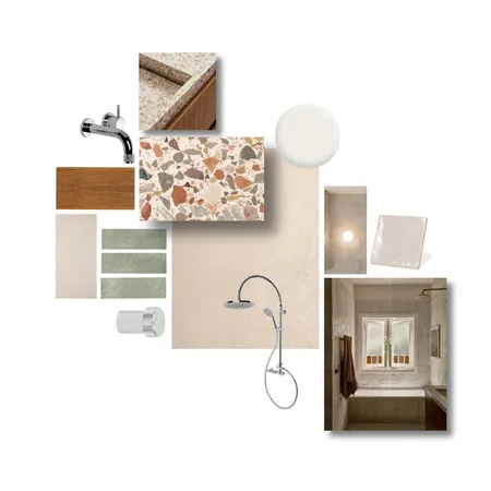 Powder Room - Manly Nest Interior Design Mood Board by Hanna Marton