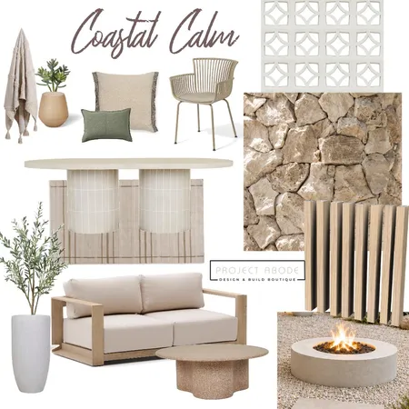 Coastal Calm Outdoor Living Interior Design Mood Board by Project Abode