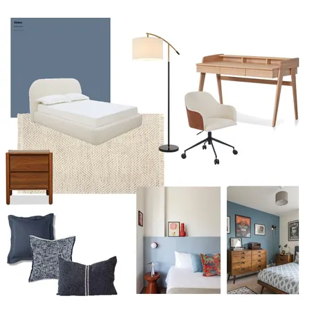 חדר עבודה אסף Interior Design Mood Board by tami.licht