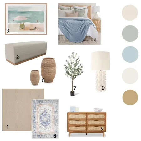 COASTAL Mood Board Interior Design Mood Board by AlexH1