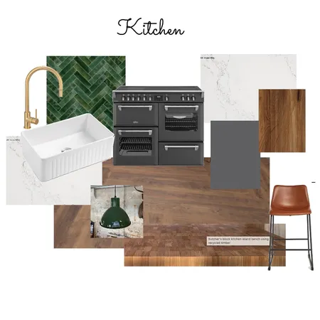Kitchen 1592 Tram Road Interior Design Mood Board by fleurwalker