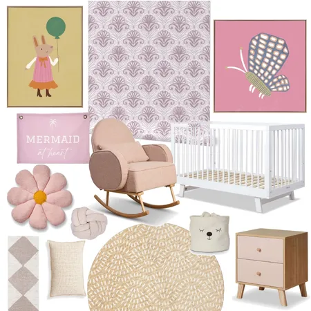 florals Interior Design Mood Board by Xime