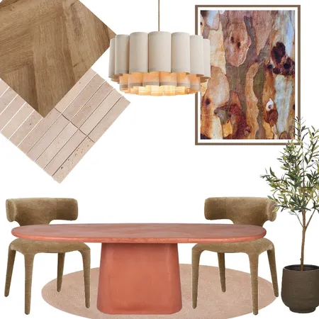 Australian Dining Room Interior Design Mood Board by LyptusArt