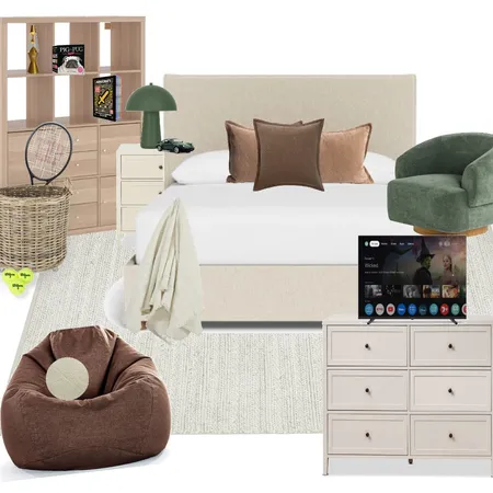 Dane's room Interior Design Mood Board by State of Design