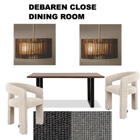 DEBAREN DINING ROOM Interior Design Mood Board by ShannonCastle