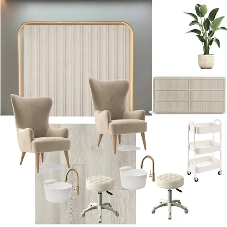 Selise Ramdass Pedicure Station Interior Design Mood Board by jdarinteriors