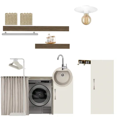 leanyer reno no demo laundry pantry Interior Design Mood Board by Sonya Ditto
