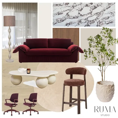 Ruma x Cotter Builders Office - Front of House Interior Design Mood Board by Ruma Studio