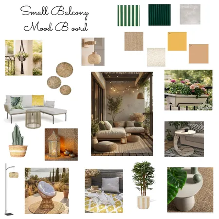 small balcony Interior Design Mood Board by lisabet