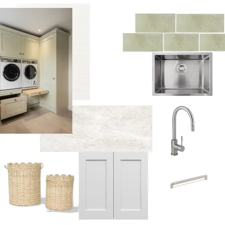 Laundry Interior Design Mood Board by Sharryn Moss