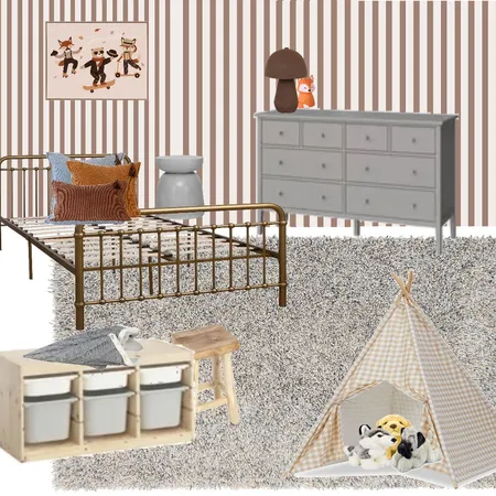 Boys Room Interior Design Mood Board by by Jenelle Suarez