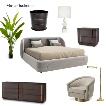 Master bedroom (Ms. Ada) Interior Design Mood Board by Uodogwu@yahoo.com