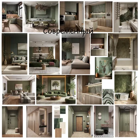 Кв Алексеева совр Interior Design Mood Board by Ekaterina1502