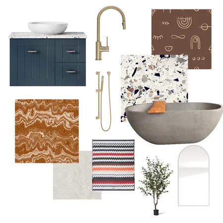 bathroom Interior Design Mood Board by izzyweeden