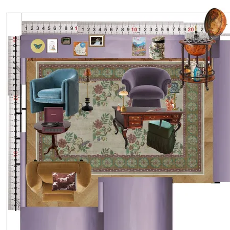 Library Interior Design Mood Board by dl2407
