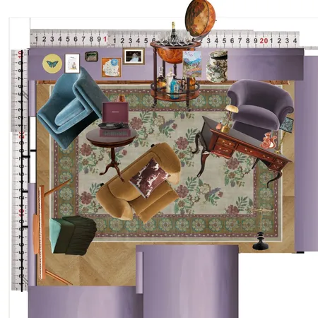Library Interior Design Mood Board by dl2407