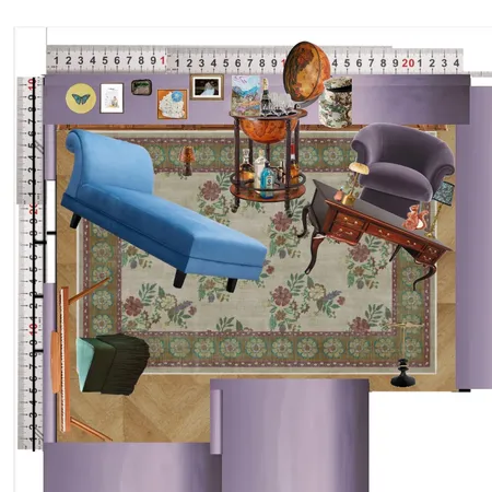 Library Interior Design Mood Board by dl2407