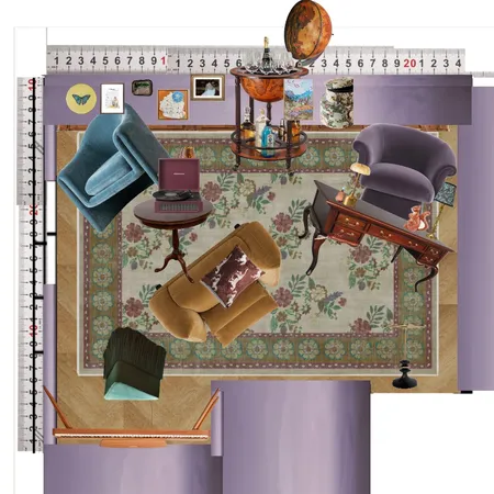 Library Interior Design Mood Board by dl2407