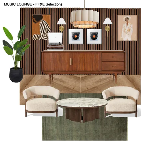 Music Lounge Interior Design Mood Board by n.cervantes18@hotmail.com