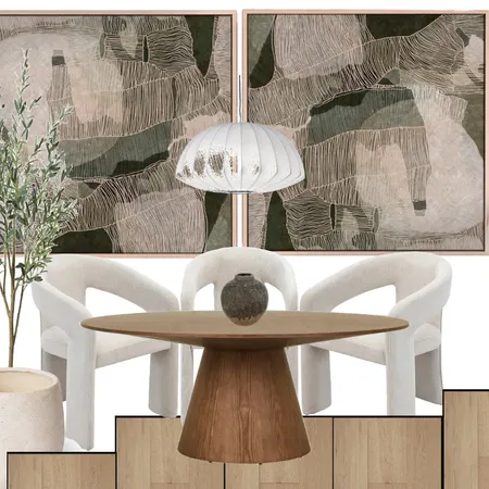 Dining Pacific Art Interior Design Mood Board by lwinp1982@gmail.com