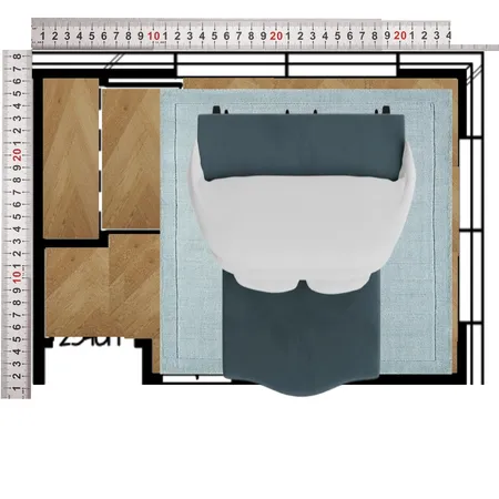 Guest Room Queen Interior Design Mood Board by dl2407