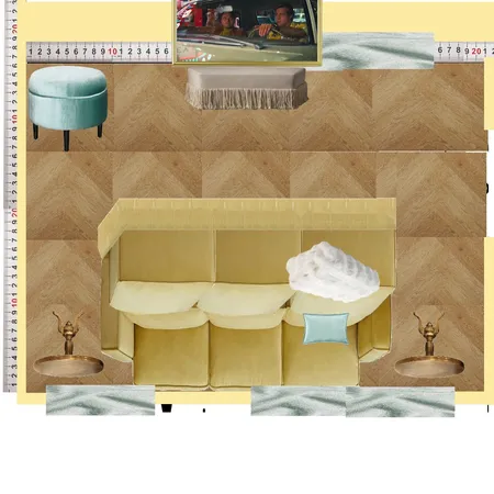 Prada Banana & Duckegg Theatre Interior Design Mood Board by dl2407
