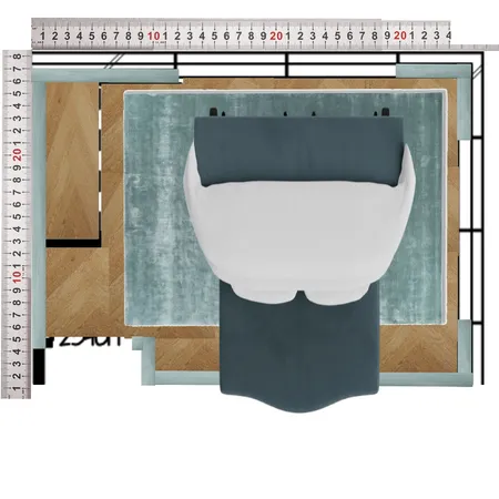 Guest Room Queen Interior Design Mood Board by dl2407