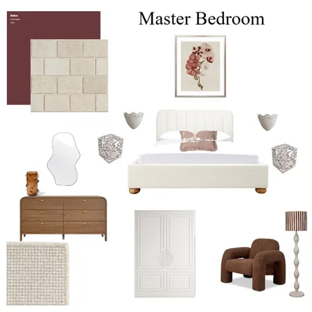 Master Bedroom Interior Design Mood Board by instyle_byrhi@outlook.com
