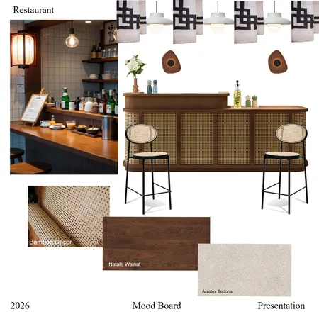 Small Restaurant Interior Design Mood Board by Vertex Interiors Design Studio