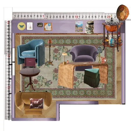 Library Interior Design Mood Board by dl2407